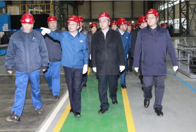 雷凡培、楊金成到渤船集團(tuán)調(diào)研